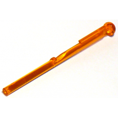 trans-orange projectile arrow bar 8l with round end spring shooter dart