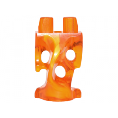 lower body ghost with marbled yellow pattern