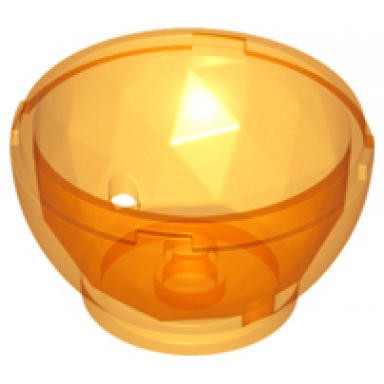 trans-orange container faceted 4 x 4 x 1 2 3 dragon egg bottom