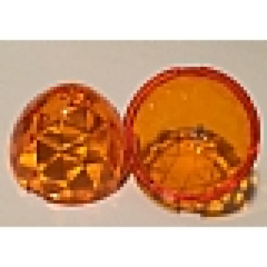 trans-orange container faceted 4 x 4 x 1 2 3 dragon egg top