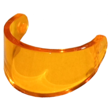 trans-orange minifigure visor standard