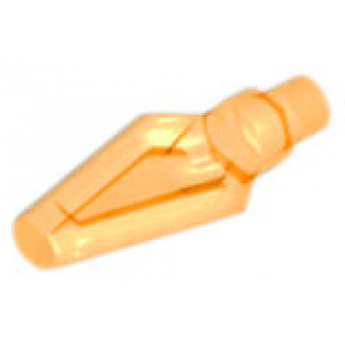 trans-orange minifigure weapon spear tip