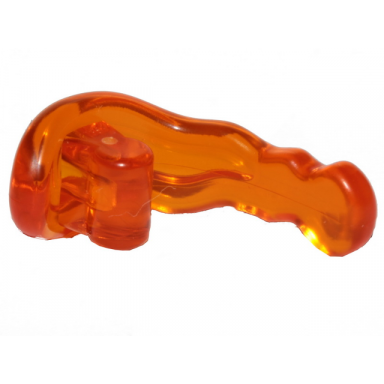 trans-orange wave rounded energy with bar handle power blast