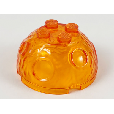 trans-orange rock 4 x 4 arctic globe top