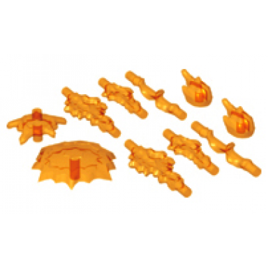 trans-orange power bursts 10 in bag multipack