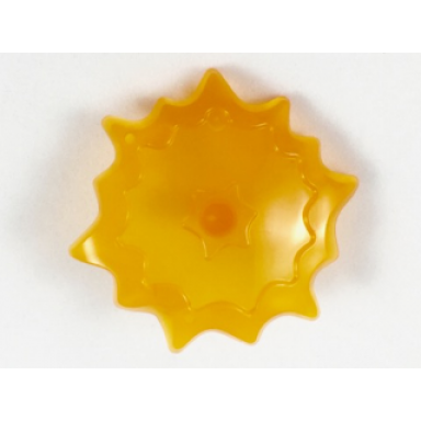 trans-orange power burst shield large with bar end