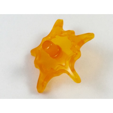 trans-orange power burst shield small with bar ends