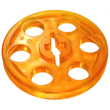 trans-orange technic wedge belt wheel pulley