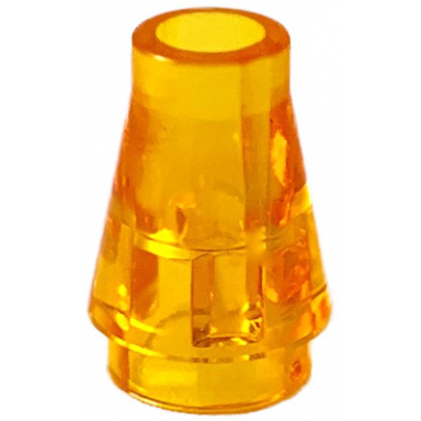 trans-orange cone 1 x 1