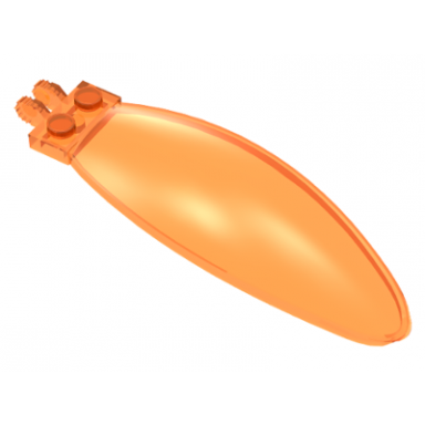 trans-orange windscreen 9 x 3 x 1 2 3 bubble canopy