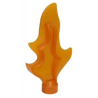 trans-orange duplo wave fire water flame 2 x 1 x 5