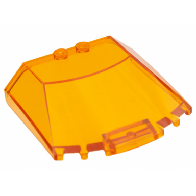 trans-orange windscreen 6 x 6 x 1 1 3 straight sides