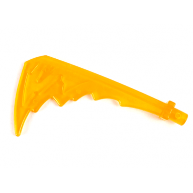 trans-orange minifigure weapon katana with trailing energy effect