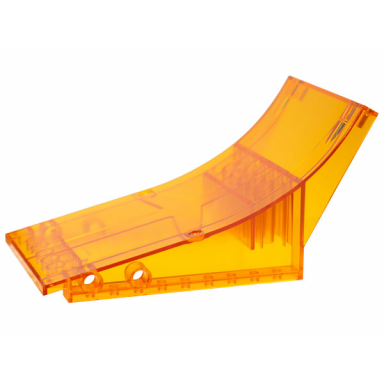 trans-orange sports stuntz loop ramp base