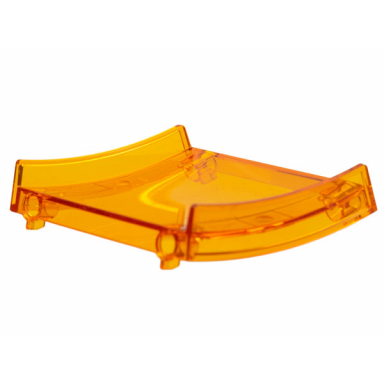 trans-orange sports stuntz loop ramp section