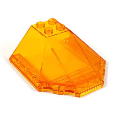 trans-orange windscreen 6 x 6 x 2 canopy