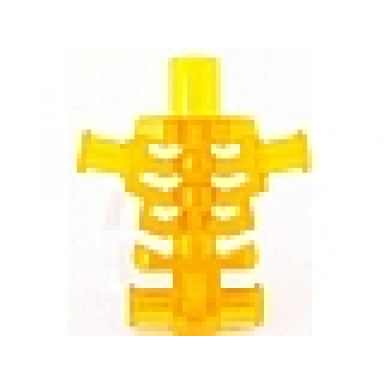 trans-orange torso skeleton angular rib cage