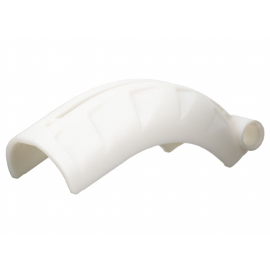 pearl white bionicle rahkshi back cover with groove