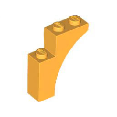 bright light orange arch 1 x 3 x 3