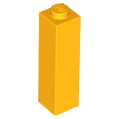 bright light orange brick 1 x 1 x 3