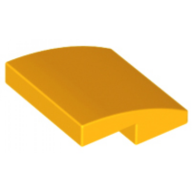 bright light orange slope curved 2 x 2 x 2 3