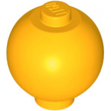 bright light orange brick round 2 x 2 sphere with stud robot body