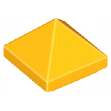 bright light orange slope 45 1 x 1 x 2 3 quadruple convex pyramid