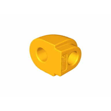 bright light orange shoulder mechanical nexo bot - flexible rubber