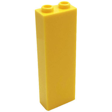 bright light orange brick 1 x 2 x 5