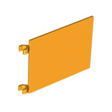 bright light orange flag 6 x 5