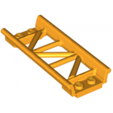 bright light orange train track roller coaster straight 8l