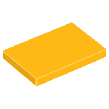 bright light orange tile 2 x 3