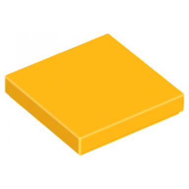 bright light orange tile 2 x 2
