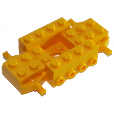 bright light orange vehicle base 4 x 8 x 1 1 3