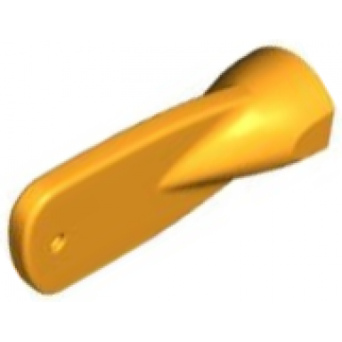 bright light orange minifigure utensil oar paddle head