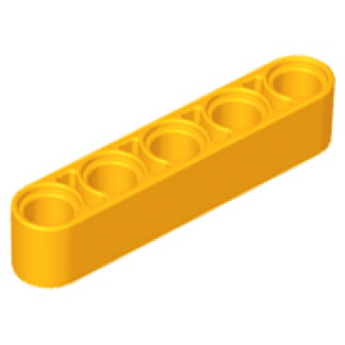 bright light orange technic liftarm thick 1 x 5
