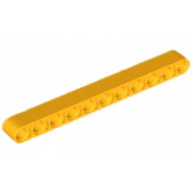 bright light orange technic liftarm thick 1 x 11