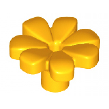 bright light orange plant flower with bar and small pin hole