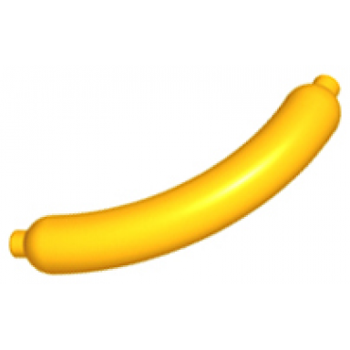 bright light orange hot dog sausage