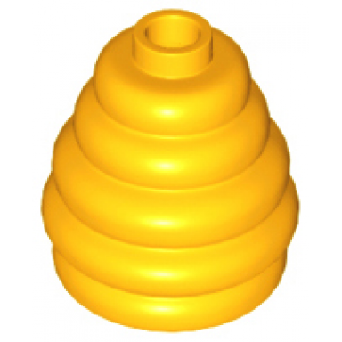 bright light orange cone 2 x 2 x 1 2 3 with stacked rings beehive cotton candy