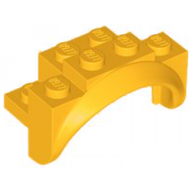 bright light orange vehicle mudguard 4 x 2 1 2 x 2 with arch round solid studs and rounded legs