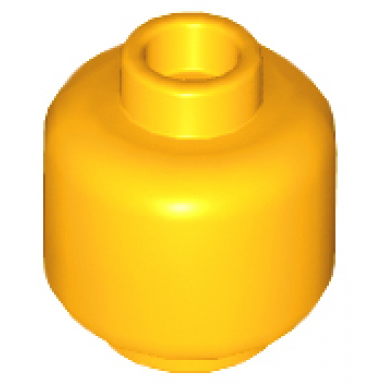 bright light orange minifigure head plain