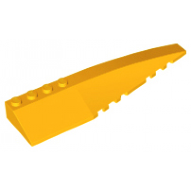 bright light orange wedge 12 x 3 right