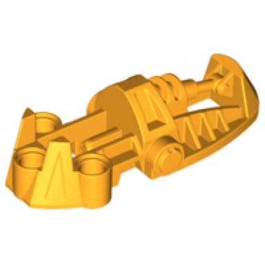 bright light orange bionicle foot toa metru