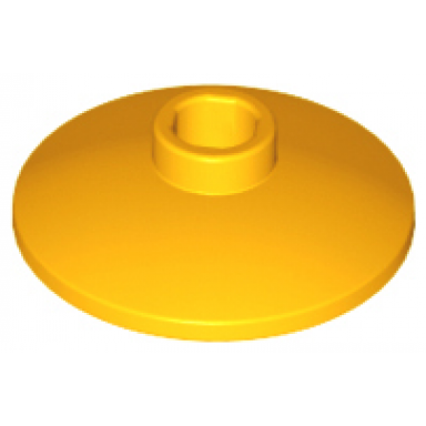 bright light orange dish 2 x 2 inverted radar