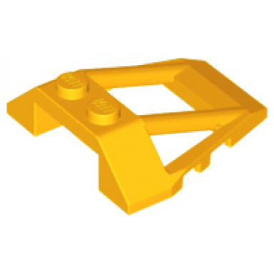 bright light orange windscreen 4 x 4 x 1 roll cage