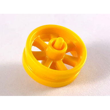 bright light orange wheel 15mm d x 6mm city motorcycle
