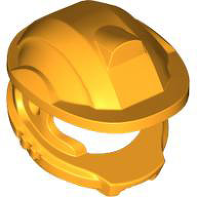 bright light orange minifigure headgear helmet space city astronaut heavy with brim