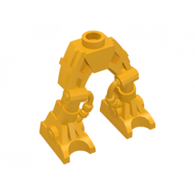 bright light orange legs mechanical bionicle