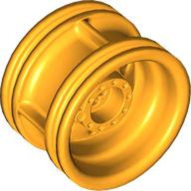 bright light orange wheel 30.4mm d x 20mm with no pin holes and reinforced rim